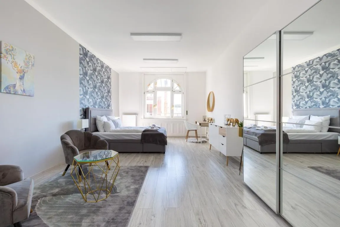 Image of Designer Apartment on the Budapest Broadway with 2BR and AC