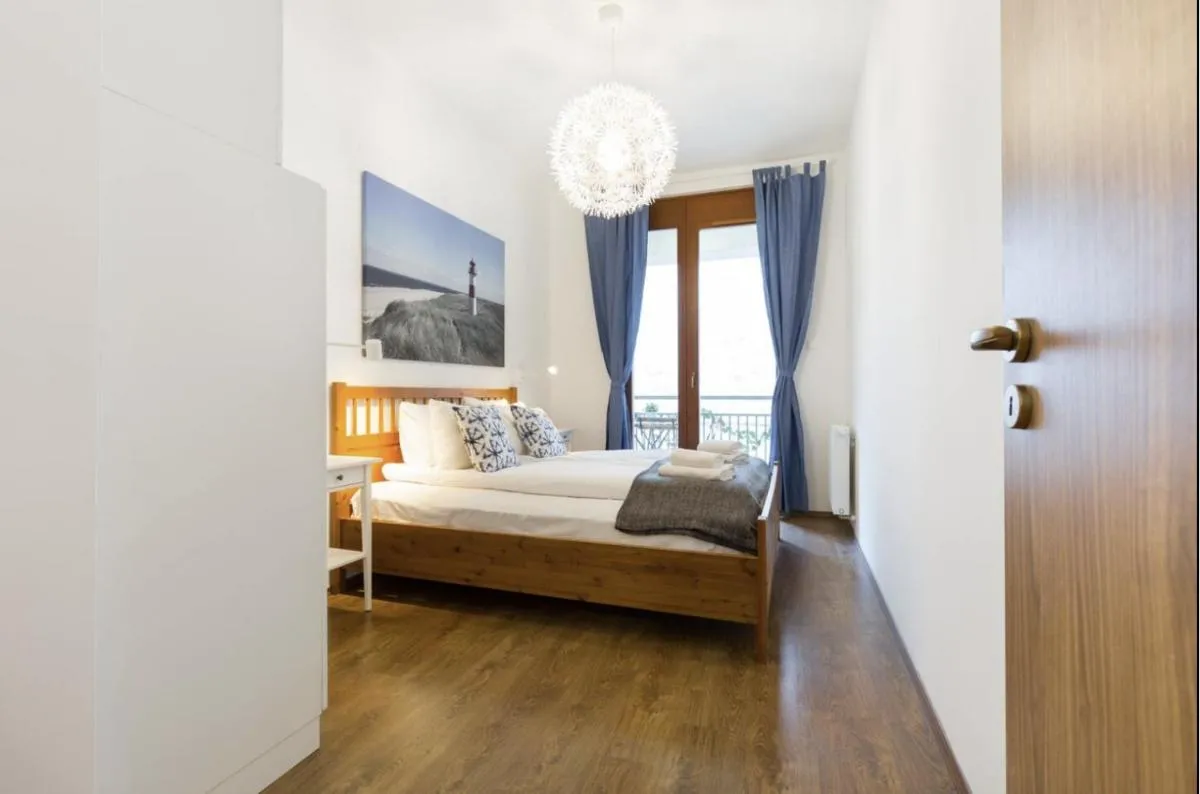 Image 1 of Kazinczy 3 Jewish HQ Bedroom + Living with Balcony