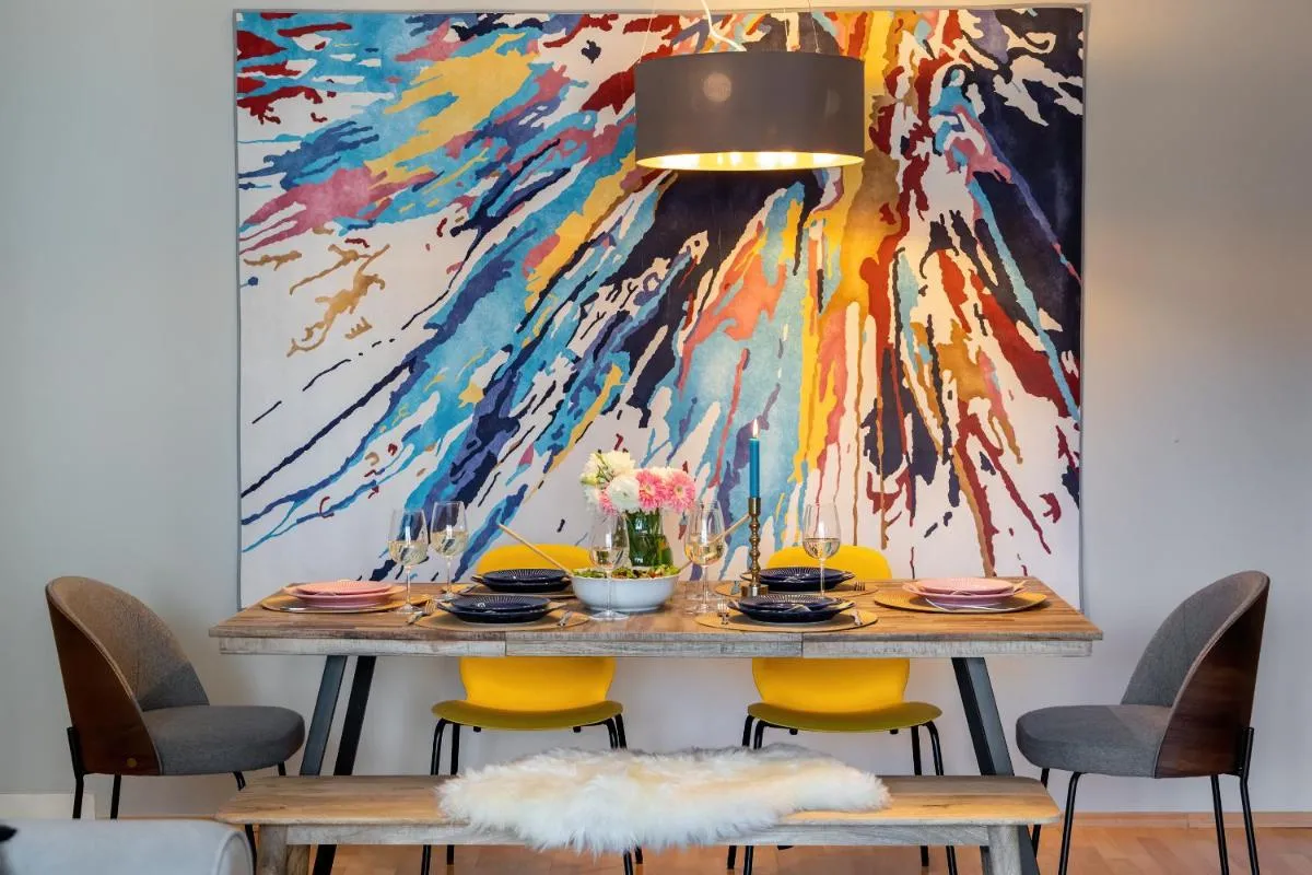 Image 1 of Stylish and colorful apartment with balcony