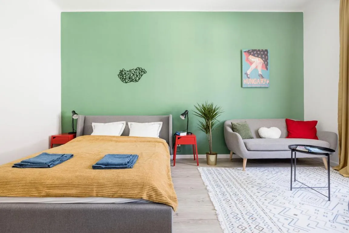 Image of Stylish and colourful apartment in the city centre